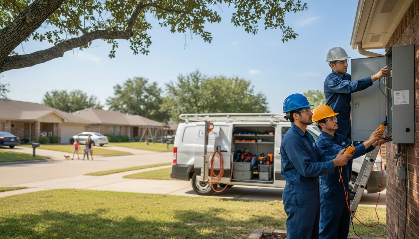 Certified electrician providing emergency electrical services in Gladbrook, IA